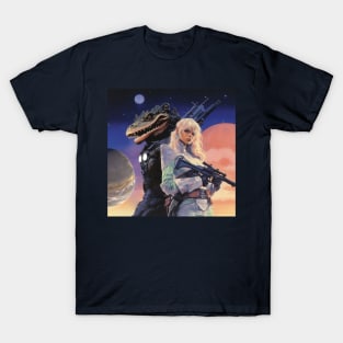 80s Sci-fi Bounty Hunters T-Shirt